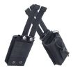 Black Outdoor Walkie-talkie Storage Belt Pouch Protection Bag - 4