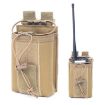 Black Outdoor Walkie-talkie Storage Belt Pouch Protection Bag - 5