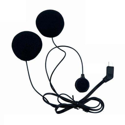 HD Noise-Proof Helmet Intercom Headset 10Pin Plug Microphone Speaker - 1