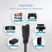 AU Plug 2 Prong Power Cord with 304 Switch, 1.2m Black - 6