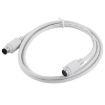 3m 6 Pin PS/2 Keyboard/Mouse Extender Cable (Male to Female) - 2