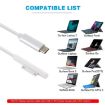 Surface Pro 7/6/5 USB-C Power Adapter Charger Cable (White) - 4