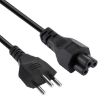 Brazil Notebook AC Power Cord, 3 Prong, 1.5m (OD6.8) - 1