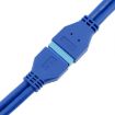 USB 3.0 5Gbps 20 Pin Extension Cable Female to Male 50cm Extender - 3