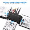 USB3.0 to SATA/IDE Drive Cable with UK Plug Connector - 6