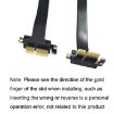 PCI-E 3.0 1X 90 Graphics/Wireless Card Extension Cable 20cm - 6
