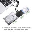 USB3.0 to SATA/IDE Drive Cable Adapter, US Plug, External HDD Adapter - 4