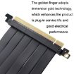 15cm PCI-E 3.0 16X 180 Graphics Card Extension Adapter Cable - 3