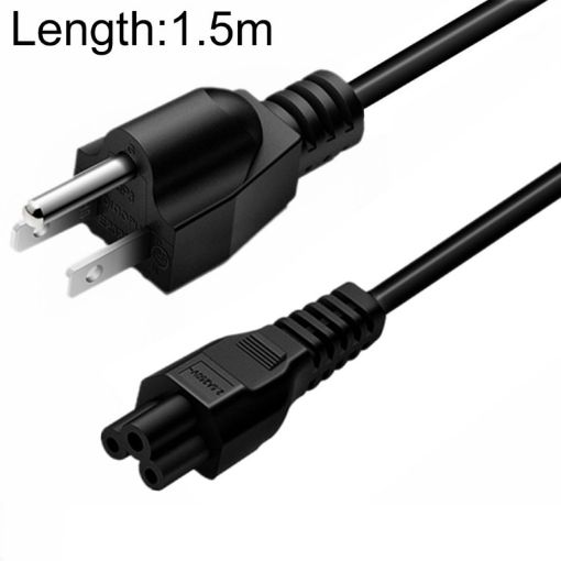 US 3 Prong Notebook Power Cord, 1.8m Cable Length - 1