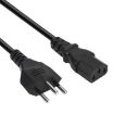 Brazil AC Power Cord 3 Prong Style, 1.8m Length (OD6.8) - 1