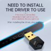 Bluetooth 5.0 USB Adapter PC Wireless Audio Receiver Transmitter, Black - 5