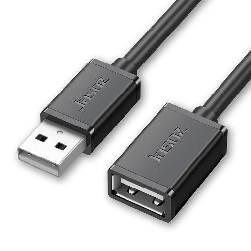 Jasoz 8m Black USB Extension Cable, Oxygen-Free Copper Core - 1