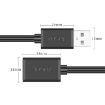 Jasoz 8m Black USB Extension Cable, Oxygen-Free Copper Core - 3