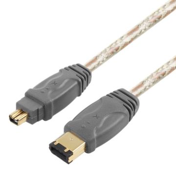 5m IEEE 1394 FireWire Cable, 6 Pin to 4 Pin Connection - 1