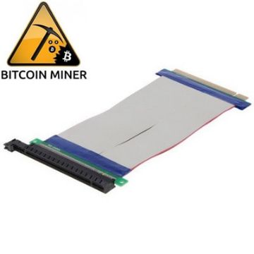 15cm PCI Express 16X Riser Card Flexible Extension Cable Adapter - 1