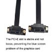 PCI-E 3.0 1X 180 GPU Wireless Adapter Extension Cable, 10cm - 5