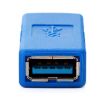 USB 3.0 AF to AF Cable Adapter - Super Speed, Blue - 3