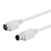 PS/2 Keyboard/Mouse Extender Cable - 6 Pin Male to Female - 1