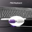 PS/2 Keyboard/Mouse Extender Cable - 6 Pin Male to Female - 5
