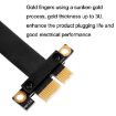 PCI-E 3.0 1X 90 Reverse Graphics/Network Card Extension Cable - 3