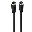 DIN Male to Male 3 Pin Audio Cable, 0.5m (Black) - 2