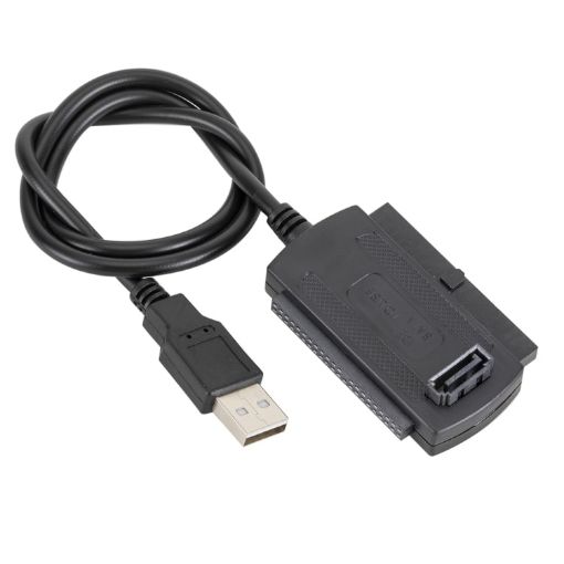USB 2.0 to IDE/SATA Adapter Cable, 50cm Length - 1