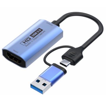 HDMI/F to USB-C+USB 3.0/M HD Video Capture Card Z29C - 1
