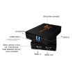 Z28 HDMI Female + Mic + Line In USB 3.0 Capture Box (Black) - 4
