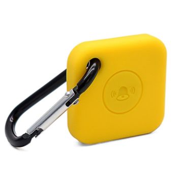 Yellow Silicone Case for Tile Mate Pro Bluetooth Tracker - 1