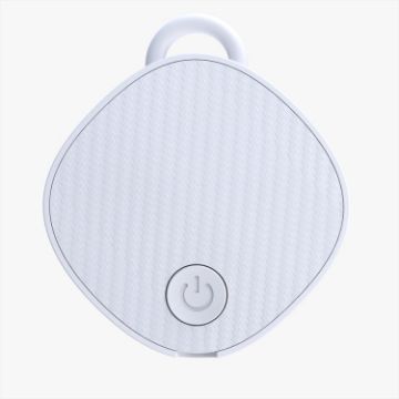 Smart Bluetooth GPS Locator: Pet Key Anti-Lost Device (White) - 1