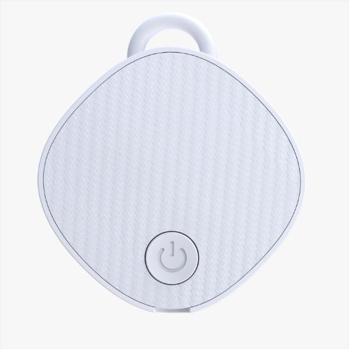 Smart Bluetooth GPS Locator: Pet Key Anti-Lost Device (White) - 1
