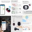 REACHFAR RF-V45-A Mini GPS Tracker Pendant, SOS/Camera/4G LTE, Wine Red - 4