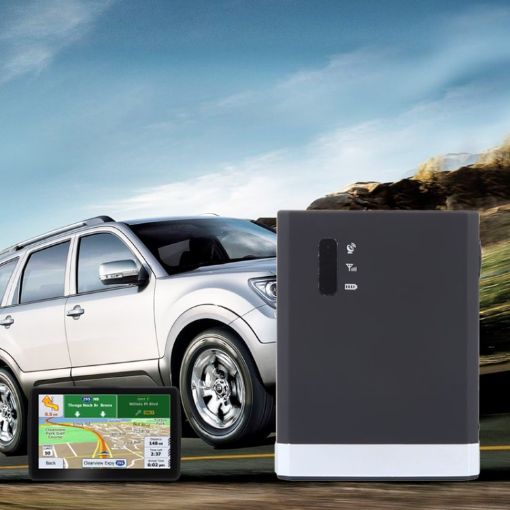 TK808 10000mAh Waterproof Multifunctional GPS Vehicle Tracker (Black) - 1