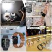 Apple Watch SE 2022 44mm Dummy Display Model, Black Screen, White - 6