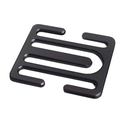 Child Car Seat Belt Buckle Limiter (Black) - 1