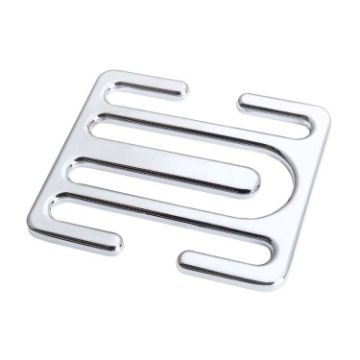 Silver Child Car Seat Belt Adjustment Buckle Limiter - 1