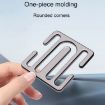 Silver Child Car Seat Belt Adjustment Buckle Limiter - 3