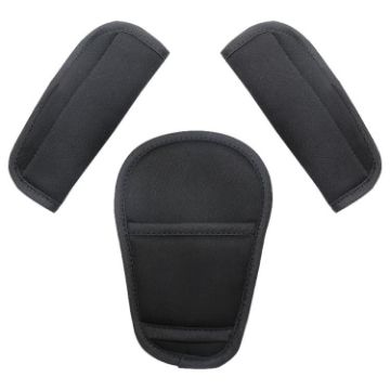 Black Car Child Safety Seat Belt Cover, Size: 18x12cm - 1