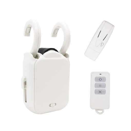X101 Smart Home Automatic Curtain Machine With RC, Roman Pole Model - 1