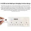 ZigBee SM-SO301-K 4 Hole + 4 USB Smart Power Strip, UK Plug, 13A - 4