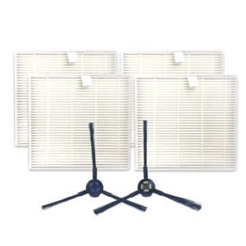 ILIFE V8S XI281 Side Brush & 4 I206 Filters Set - 1