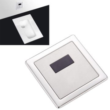 Flush Recessed Wall Auto-induction Toilet Valve with Infrared DC - 1
