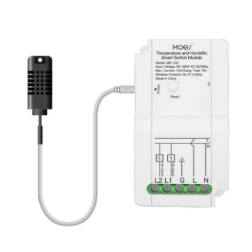 WiFi Switch Module with Tuya Temperature & Humidity Control Probe - 1