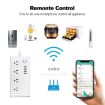 ZigBee 10A Smart Power Strip 2500W, 4 Holes + 4 USB, US Plug White - 4