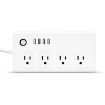 Smart Power Socket with 4 USB Ports & 4 US Plugs, Alexa & Google Home Compatible - 2