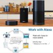 Smart Power Socket with 4 USB Ports & 4 US Plugs, Alexa & Google Home Compatible - 5