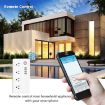 Smart Power Socket with 4 USB Ports & 4 US Plugs, Alexa & Google Home Compatible - 6