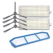 ILIFE A4/A4S/A6 XI221 Brushes & I205/I207 Filters Set - 2 Pairs - 1