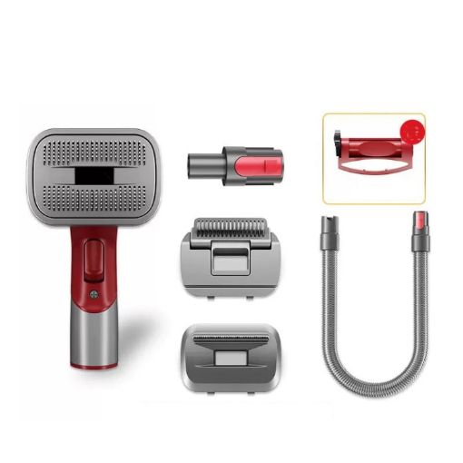 3 In 1 Grooming Suction Head Set for Dyson V7-V15 with Hose - 1