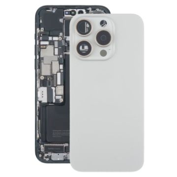 iPhone 15 Pro Back Cover with Camera & MagSafe (Titanium) - 1